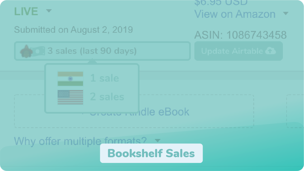 Bookshelf Sales Tutorial