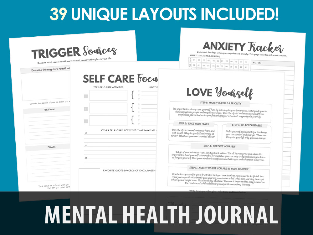 Mental Health Journal - KDP Wizard Listing & Management Extension